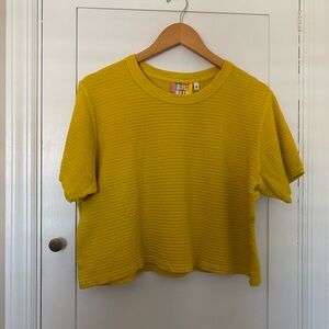 Big Bud Press Cropped Honeycomb T-shirt